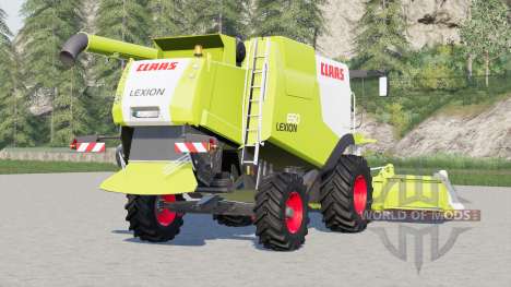 Claas Lexion 600〡amovible essieu arrière pour Farming Simulator 2017