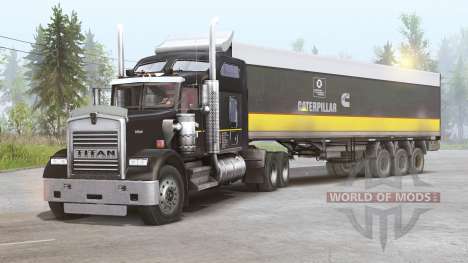 Kenworth W900 6x6 v1.4 pour Spin Tires