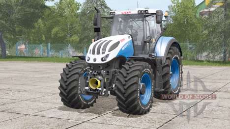 Steyr Terrus 6000 CVT〡Irnschrift in weiß für Farming Simulator 2017