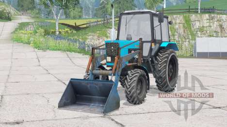 MTZ-82.1 Belarus〡with front loadeᵲ für Farming Simulator 2015
