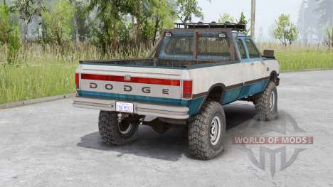 Dodge Power Ram 250 Club Cab 1990 v1.2 pour Spin Tires