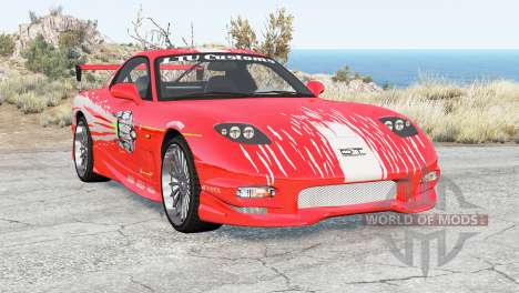 Mazda RX-7 Fast & Furious v1.1 pour BeamNG Drive