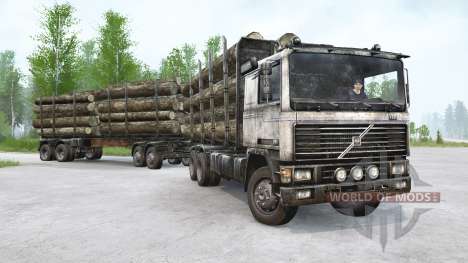 Volvo F12 Timber Truck pour Spintires MudRunner