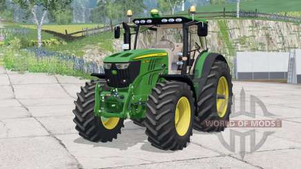 John Deere 6210R〡animiertes Armaturenbrett für Farming Simulator 2015