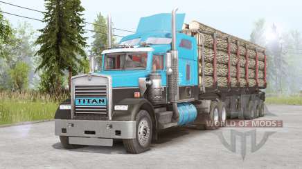 Kenworth W900 6x6 v1.3 pour Spin Tires