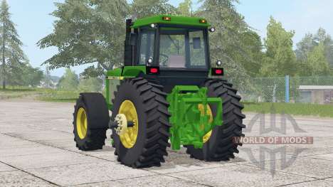 John Deere 4050 Serie mit oder ohne Kotflügel für Farming Simulator 2017