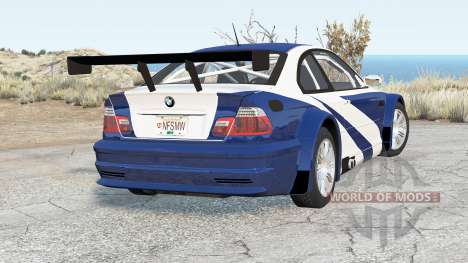BMW M3 GTR (E46) Most Wanted pour BeamNG Drive