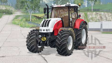 Steyr 6230 CVT〡dynamischer Auspuff für Farming Simulator 2015