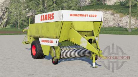 Claas Quadrant 1200 pièces mobiles pour Farming Simulator 2017