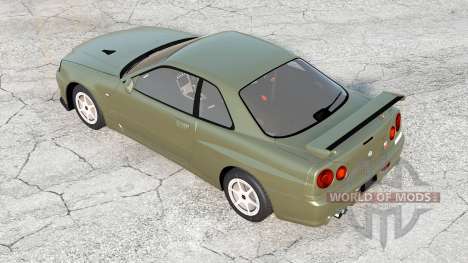 Nissan Skyline GT-R V-spec II (BNR34) 2002 für BeamNG Drive