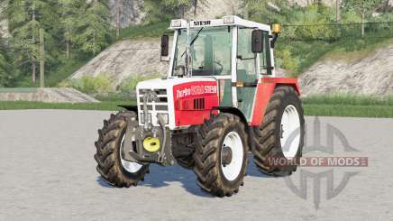 Steyr 8090A Turbo avec chaînes à neige ajoutées pour Farming Simulator 2017