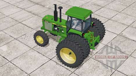 John Deere série 4040 roues sélectionnables pour Farming Simulator 2017
