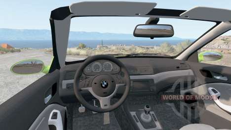 BMW M3 Convertible (E46) 2001 pour BeamNG Drive