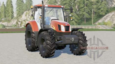 New Holland T6000 series〡y compris le poids avan pour Farming Simulator 2017