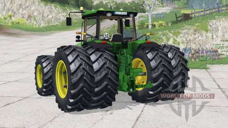 John Deere 8520 pneus neufs pour Farming Simulator 2015