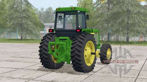 John Deere série 4040 roues sélectionnables pour Farming Simulator 2017