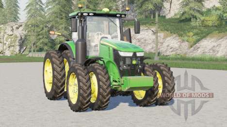 John Deere 7R〡 entièrement remodelé en style amé pour Farming Simulator 2017
