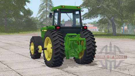 John Deere série 4060 roues sélectionnables pour Farming Simulator 2017