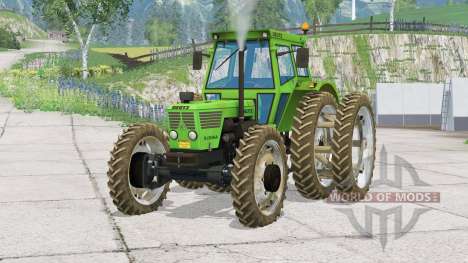 Deutz D 13006 A〡row crop wheels pour Farming Simulator 2015