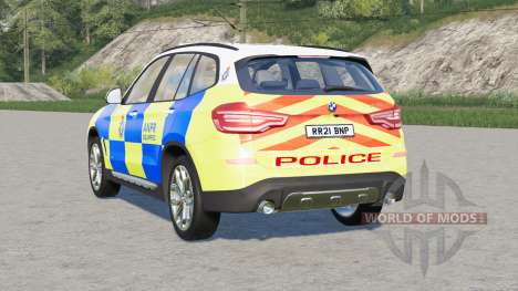 BMW X3 xDrive30d xLine (G01) 2017〡UK Polizei für Farming Simulator 2017