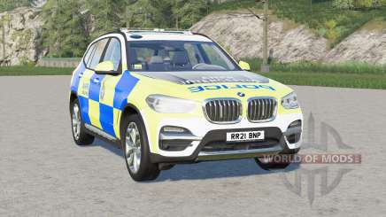 BMW X3 xDrive30d xLine (G01) 2017〡 Police du Royaume-Uni pour Farming Simulator 2017