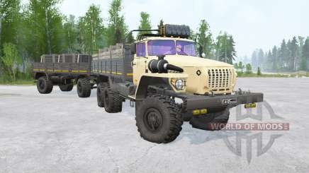 Ural-4320 6x6〡various animations pour MudRunner