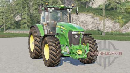 John Deere série 7030 types 3 types versions de puissance moteur pour Farming Simulator 2017