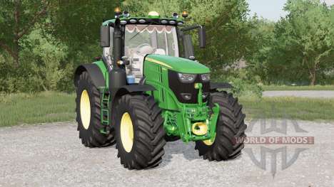 John Deere série 6R avec cornes d’air pour Farming Simulator 2017