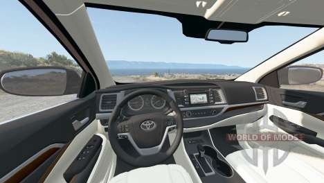 Toyota Highlander (XU50) 2014 pour BeamNG Drive