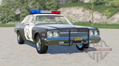 Dodge Monaco California Highway Patrol 1974 pour Farming Simulator 2017