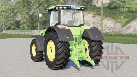 John Deere 8R Serie〡Kennzeichen hinten & vorne für Farming Simulator 2017