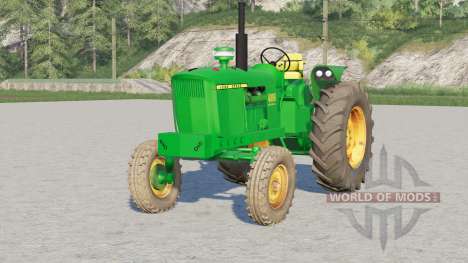 John Deere série 4000 avec essieu avant mobile pour Farming Simulator 2017