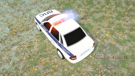 Lada Priora Police pour Spintires MudRunner