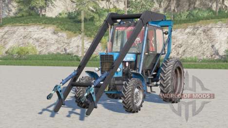 MTZ-82.1 Belarus〡mit Lader SNU-550 für Farming Simulator 2017