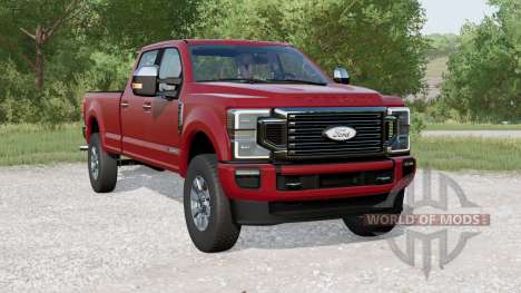 Ford F-250 Super Duty Platinum Doppelkabine 2021 für Farming Simulator 2017