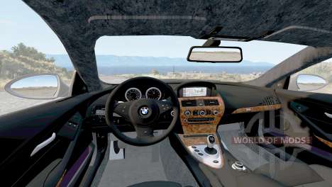 BMW M6 Coupe (E63) 2007 pour BeamNG Drive
