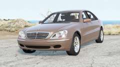 Mercedes-Benz S 600 (W220) 2002 pour BeamNG Drive