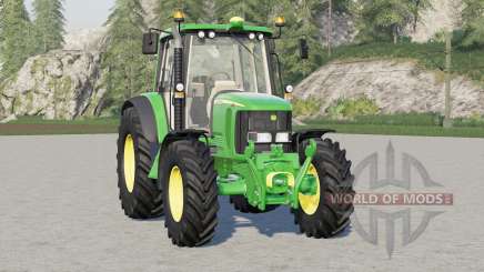 John Deere série 6020〡avec de nombreuses options de personnalisation pour Farming Simulator 2017