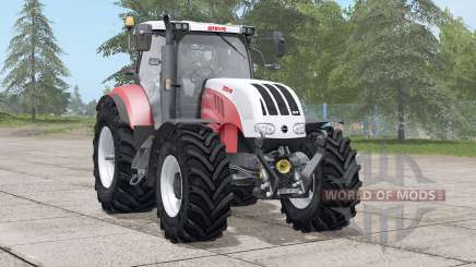 Steyr 6000 CVT〡il y a des pneus Michelin pour Farming Simulator 2017