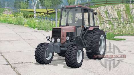 MTZ-82.1 Belarus〡der Staub von den Rädern für Farming Simulator 2015