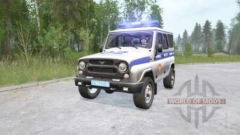 UAZ Hunter Police für Spintires MudRunner