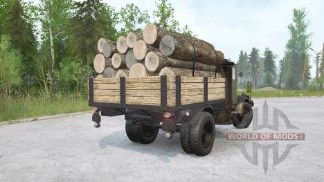 Opel Blitz〡avec cabine en bois pour Spintires MudRunner