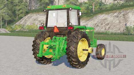 John Deere série 4040〡y compris le poids avant pour Farming Simulator 2017