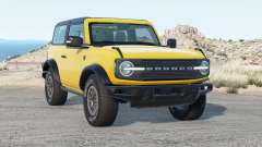 Ford Bronco 2-door First Edition 2021 pour BeamNG Drive