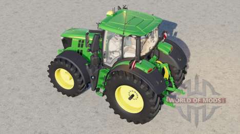 John Deere 6R Serie® auf der Motorhaube für Farming Simulator 2017