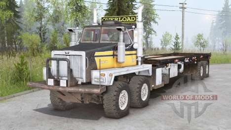 Western Star 6900 TwinSteer pour Spin Tires