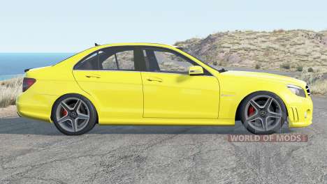 Mercedes-Benz C 63 AMG (W204) 2008 pour BeamNG Drive