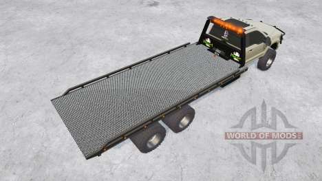 Ford F-350 Regular Cab Rollback Tow Truck pour Spintires MudRunner