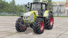 Claas Axion 800〡added immatriculation du tracteur pour Farming Simulator 2017