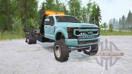 Ford F-350 Regular Cab Rollback Tow Truck pour MudRunner
